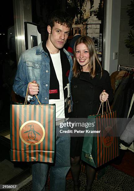 Original Penguin store opening celebrates it's grand opening February 05, 2004 in New York City.