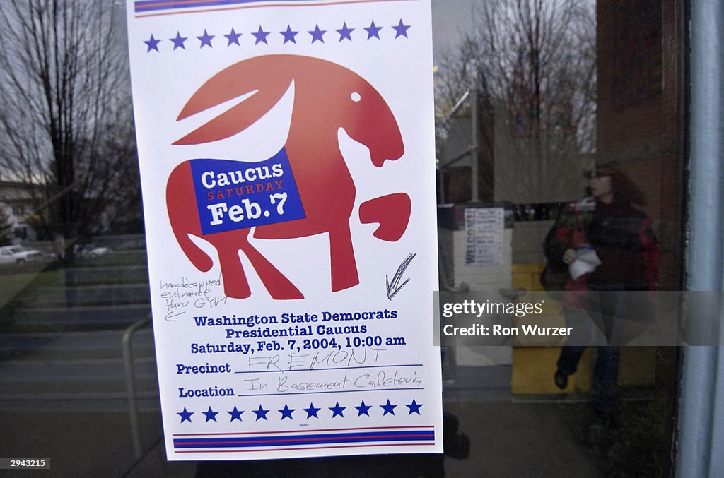 Washington's Citizens Take Part In Caucus