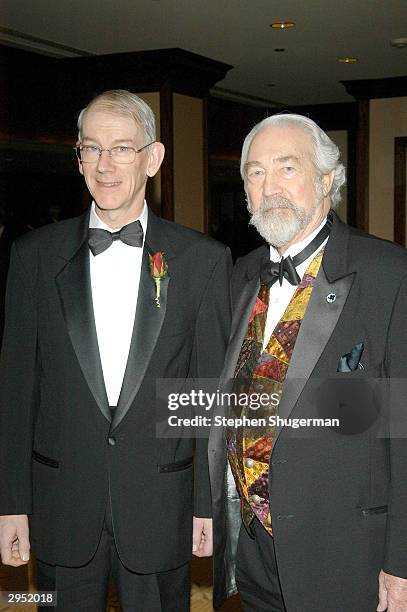 Special Award winner Kevin Brownlow and Actor James Karen arrive at the American Society of Cinematographers 18th Annual Outstanding Achievement...