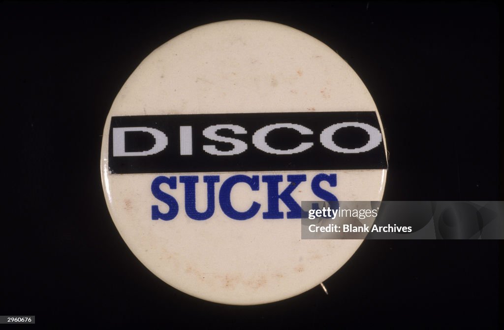 'Disco Sucks' Button