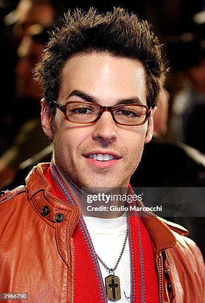 Actor David Lago arrives at the Los Angeles premiere of Fox's "Welcome to Mooseport" February 10, 2004 in Westwood, California.
