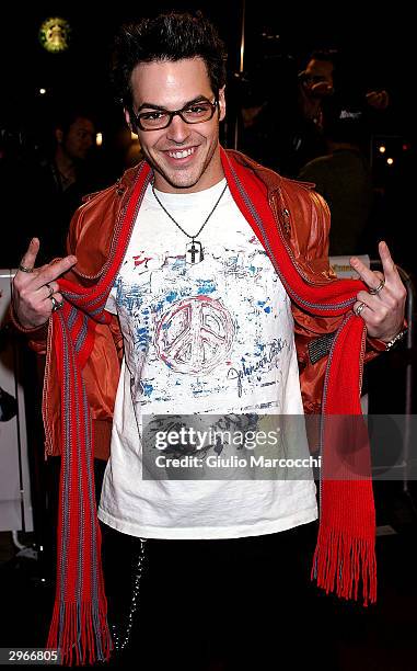 Actor David Lago arrives at the Los Angeles premiere of Fox's "Welcome to Mooseport" February 10, 2004 in Westwood, California.