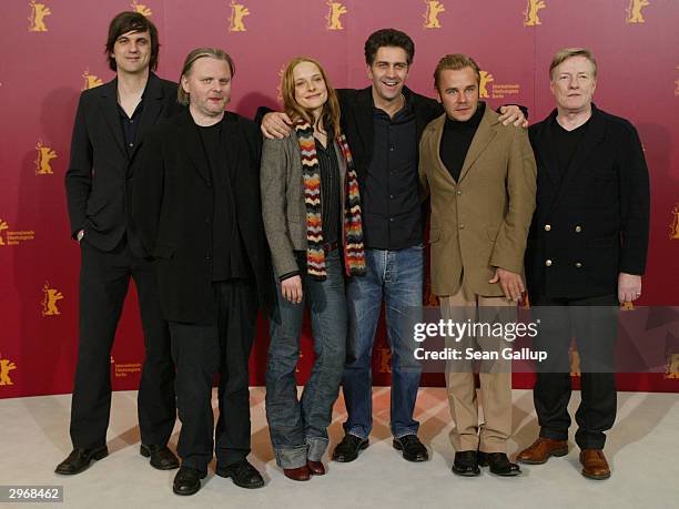 Actor Sebastian Schipper, playwright Jon Fosse, actress Anne Ratte-Polle, director Romuald Karmakar, actor Frank Giering and actor Manfred Zapatka...