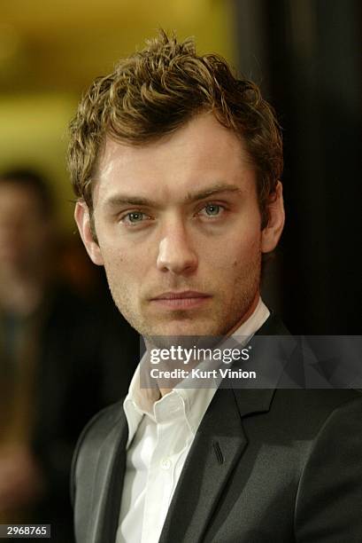 Actor Jude Law attends a photo call at the 54th annual Berlin International Film Festival February 11, 2004 in Berlin, Germany.