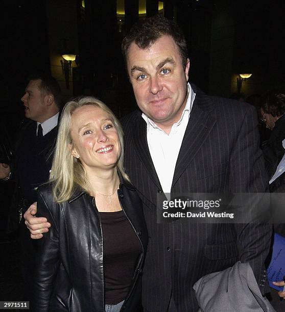 Presenter Paul Ross and his companion arrive for the Autore Pre-BAFTA Party ahead of The Orange British Academy Film Awards on February 11, 2004 at...