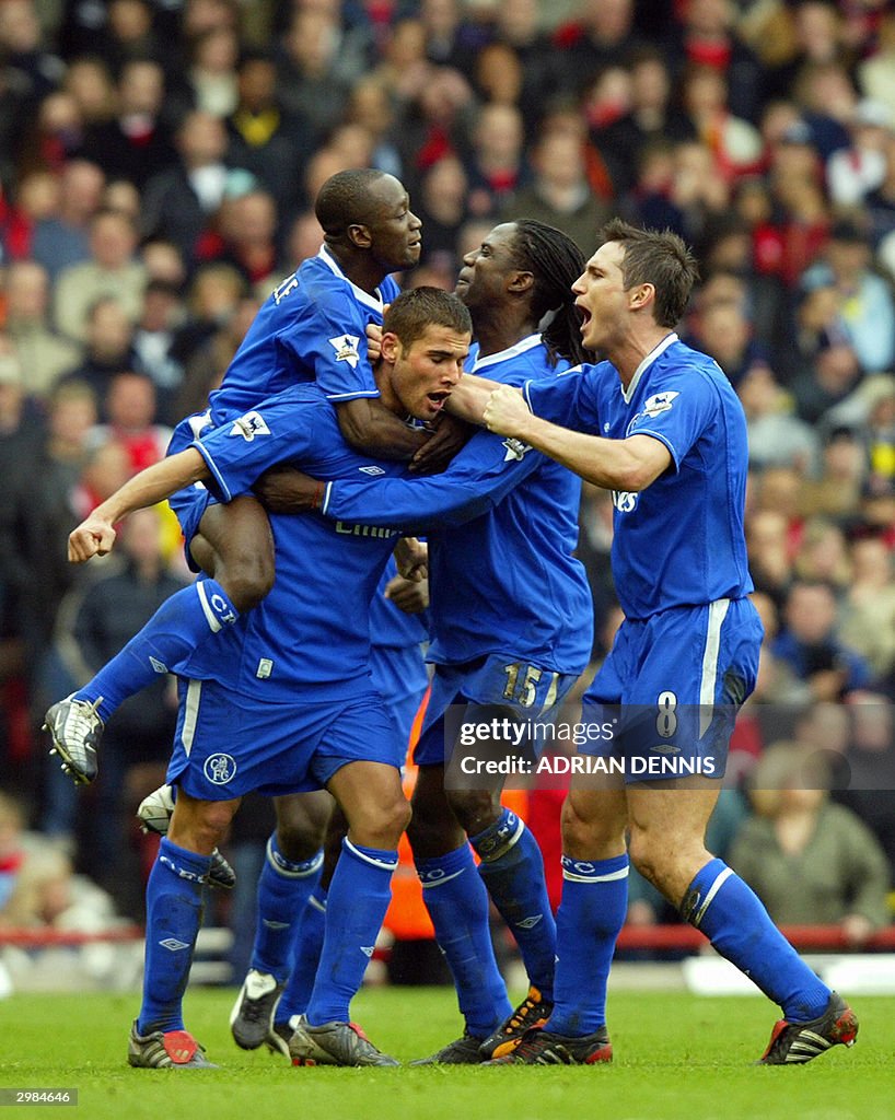 Chelsea's Romanian striker Adrian Mutu (