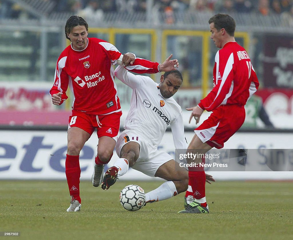 Serie A Match: Ancona v Roma