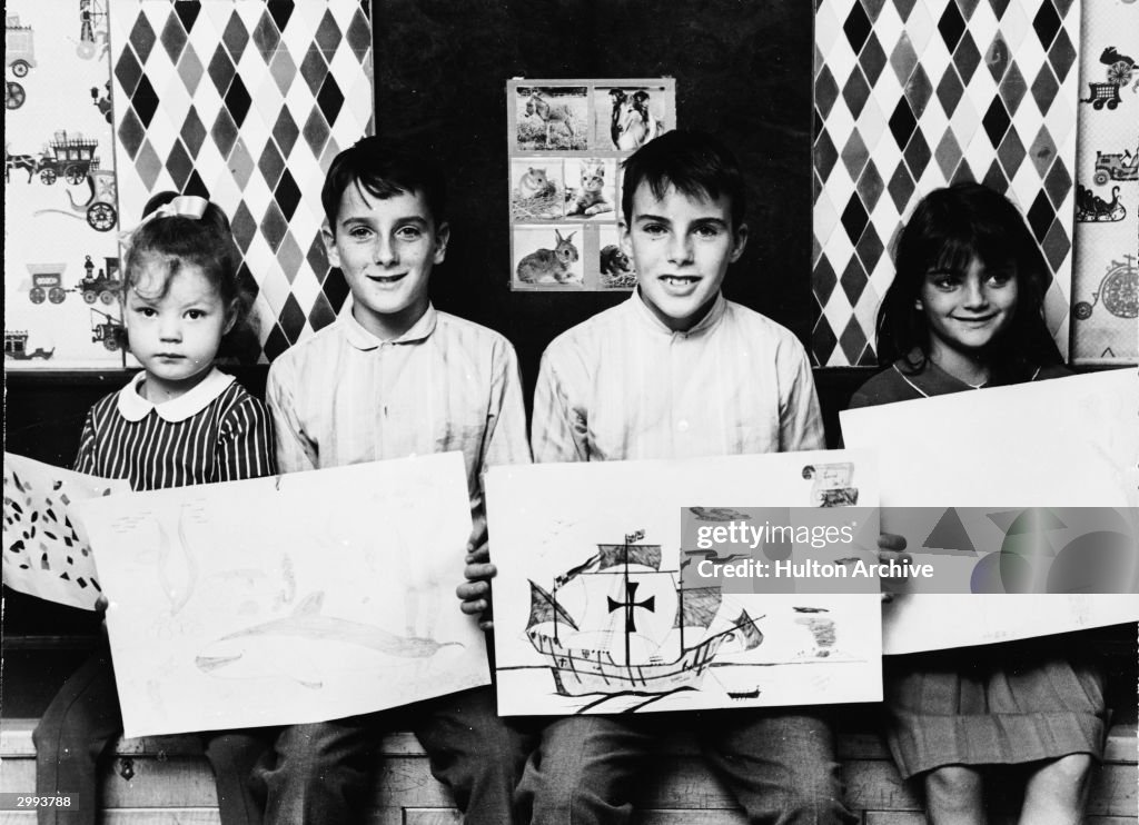 Portrait Of Elizabeth Taylor's Children