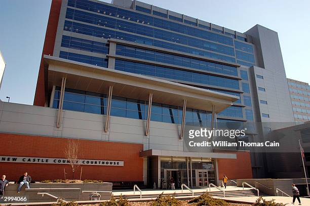 The New Castle County Courthouse, home of the Delaware Chancery Court and location of the Hollinger v Black lawsuit, is seen February 18, 2004 in...
