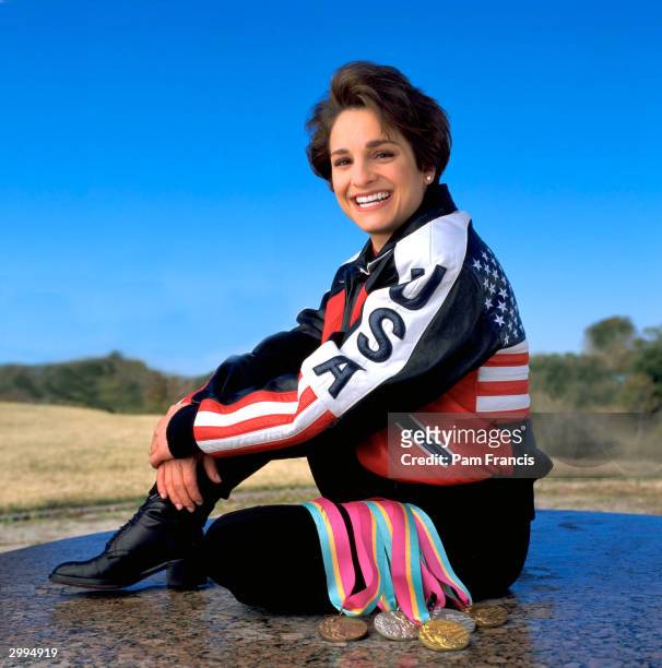 Olympic Gold Medalist Mary Lou Retton photographed on October 27, 2000 in Houston, TX.