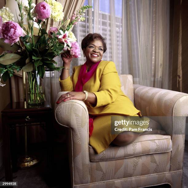 Actress Nell Carter photographed on December 5, 1996 in Houston, TX.