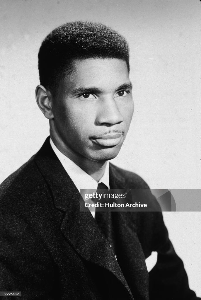Portrait Of Civil Rights Activist Medgar Evers
