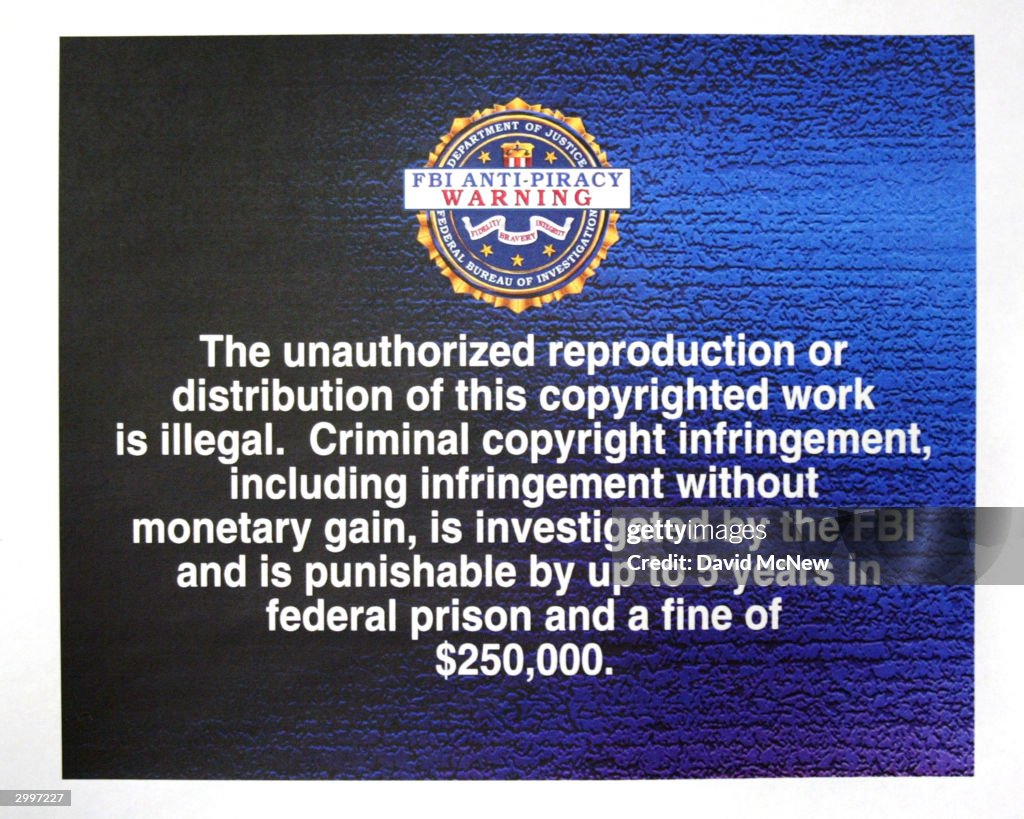 Fbi Seized Sign Fbi Anti Piracy Warning Screen