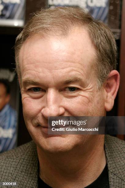 Bill O'Reilly sign copies of "Who's Looking Out For You ?" February 20, 2004 at Barnes and Noble at the Grove in Los Angeles, California.