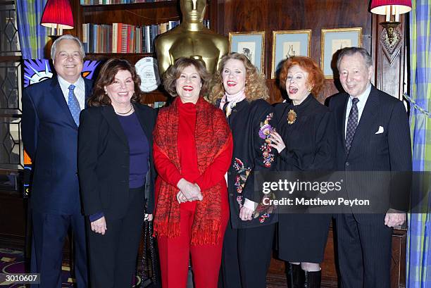 Author Robert Osborne, actress Marsha Mason, actress Diane Baker, actress Celia Weston, actress Arlene Dahl and Chair of the Academy's New York...