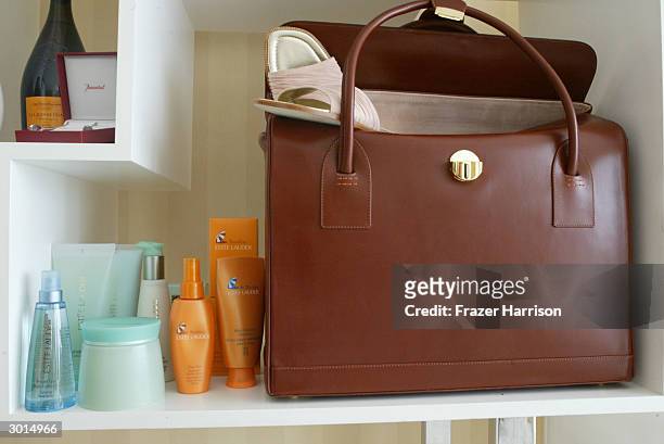 Part of the Estee Lauder gift bag given to female celebrities at the Estee Lauder Oscar Spa held at Four Seasons Hotel February 25, 2004 in Beverly...
