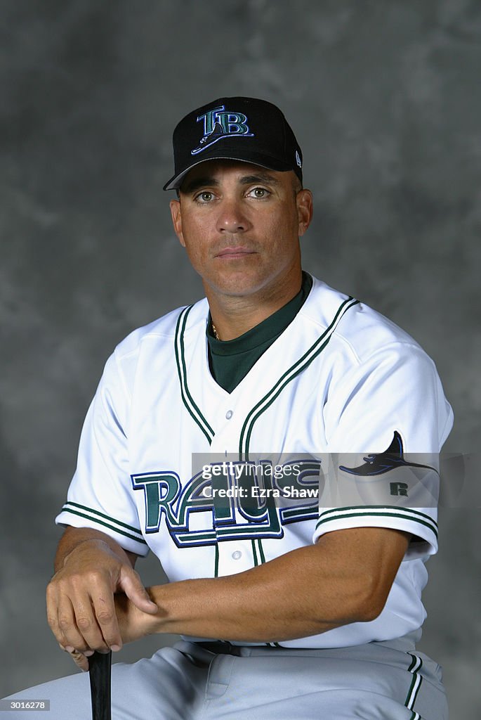 Al Reyes Devil Rays Rey Sanchez of the Tampa Bay Devil Rays poses for a portrait on... News ...