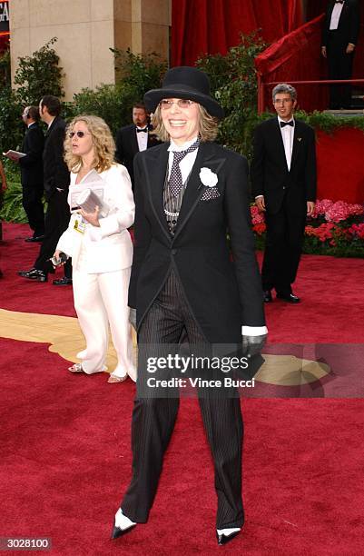 Actress Diane Keaton attends the 76th Annual Academy Awards at the Kodak Theater on February 29, 2004 in Hollywood, California.