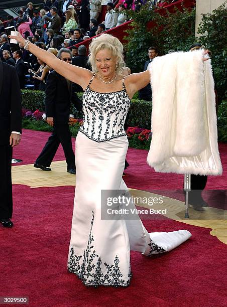 Actress Sally Kirkland attends the 76th Annual Academy Awards at the Kodak Theater on February 29, 2004 in Hollywood, California.