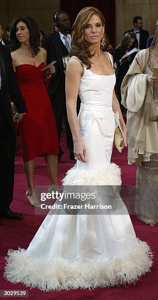 Actress Sandra Bullock attends the 76th Annual Academy Awards at the Kodak Theater on February 29, 2004 in Hollywood, California.