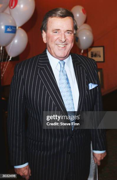 Broadcaster Terry Wogan attends The Oldie Of The Year Awards held at Simpsons In The Strand, March 2, 2004 in London. Set up by former Private Eye...