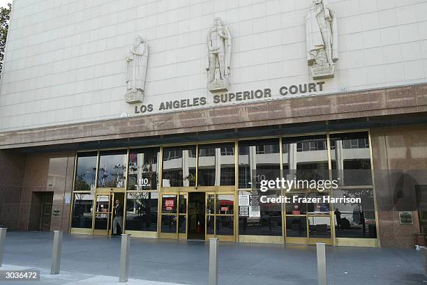 Los Angeles Superior Court Stanley Mosk Courthouse March 2, 2004 in Los Angeles Hills, California.