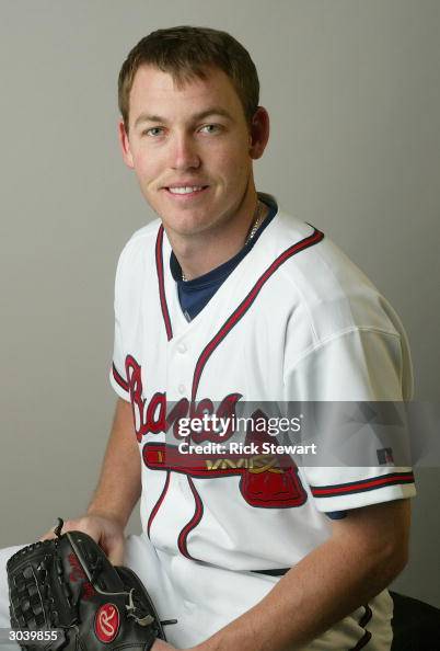 Tim Drew Pitcher Tim Drew of the Atlanta Braves poses for a picture during ...