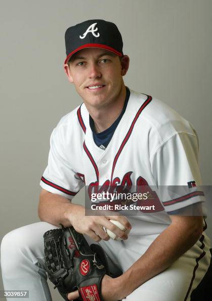 Tim Drew Pitcher Tim Drew of the Atlanta Braves poses for a picture during ...