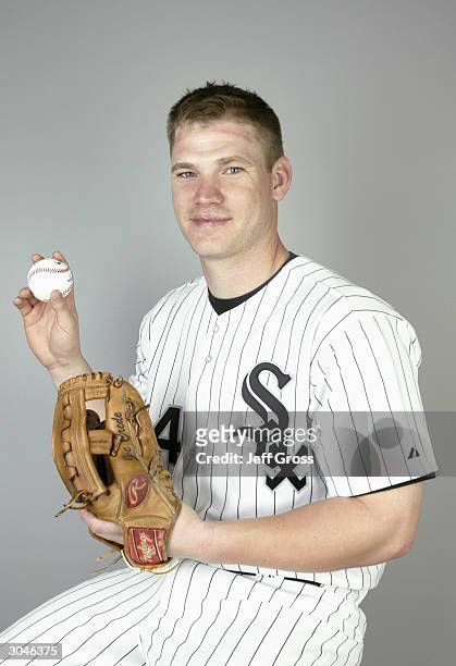 Third baseman Joe Crede of the Chicago White Sox poses for a