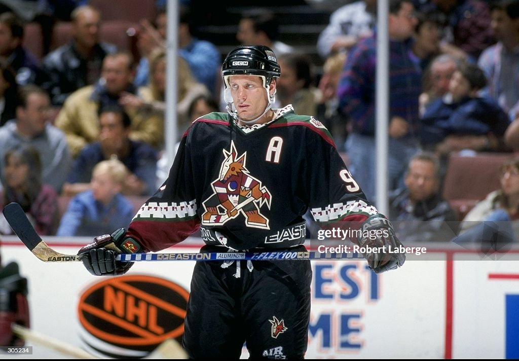 Mrs. Jeremy Roenick Center Jeremy Roenick of the Phoenix Coyotes in action during a game ...