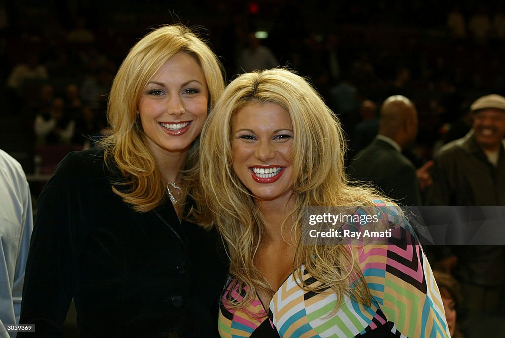 Celebs at Knicks - Celtics Game