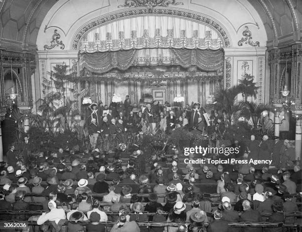 Crowd at a concert at Hastings Pier to celebrate the opening of the pier's new extension.