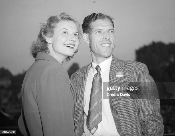 Tennis player, Tony Mottram and wife Joy.