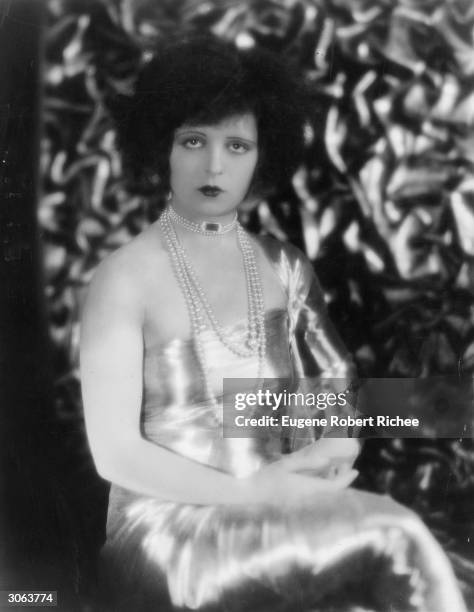 American actress Clara Bow , known as the 'It' girl of the Roaring Twenties.