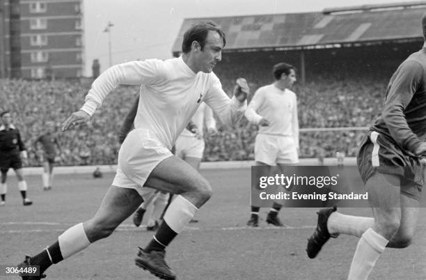 England and Tottenham Hotspur footballer Jimmy Greaves.