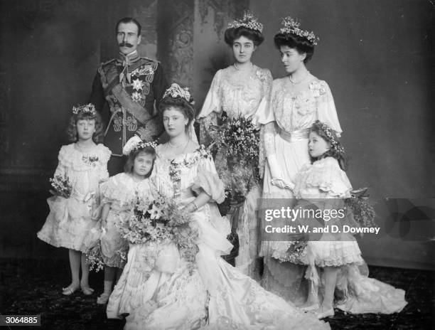 Princess Alice of Albany , daughter of the 1st Duke of Albany marries Prince Alexander George of Teck , 1st Earl of Athlone.
