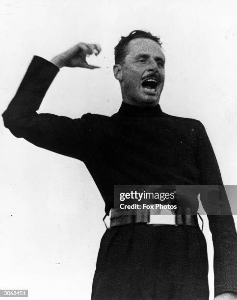 Mosley Rally Oswald Mosley Leading Rally Photos and Premium High Res Pictures ...