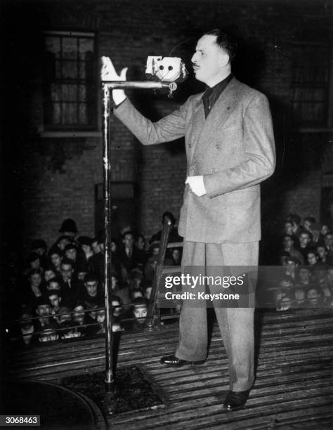 Mosley Rally Oswald Mosley Leading Rally Photos and Premium High Res Pictures ...