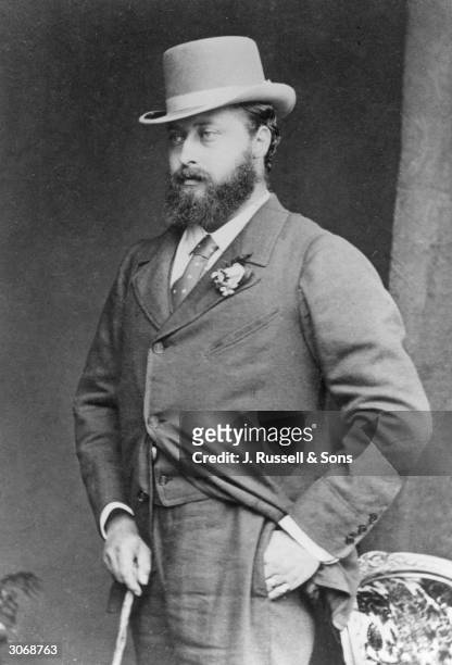 Queen Victoria's son, Albert Edward, Prince of Wales . .