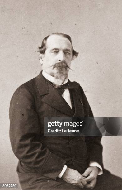 Charles Louis Napoleon Bonaparte, Emperor Napoleon III of France and nephew of Napoleon I. He died in exile in England.