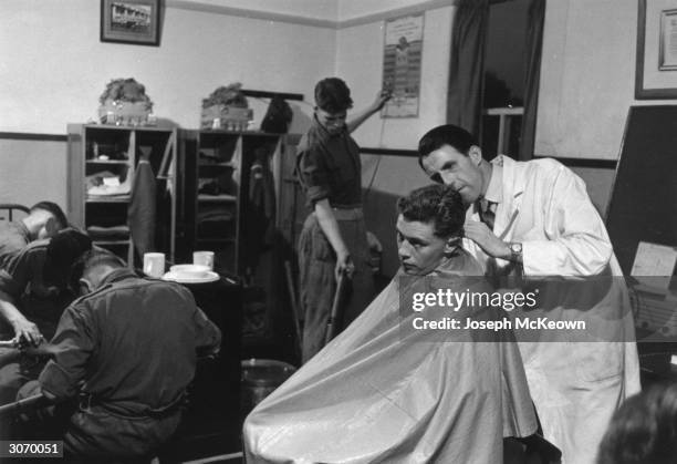 Conscripts Barber 205 Military Hair Cut Stock Photos, High-Res Pictures, and Images ...