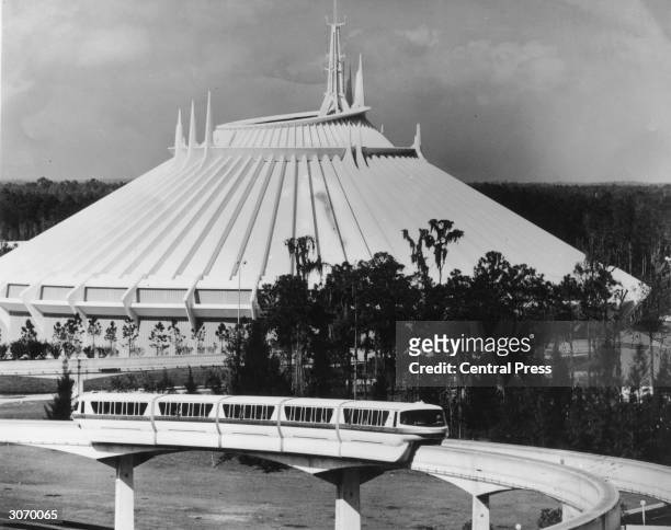 Space Mountain at Disney World in Florida.