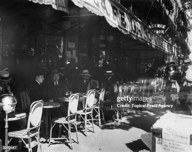 La Rotonde, a pavement cafe in Paris.