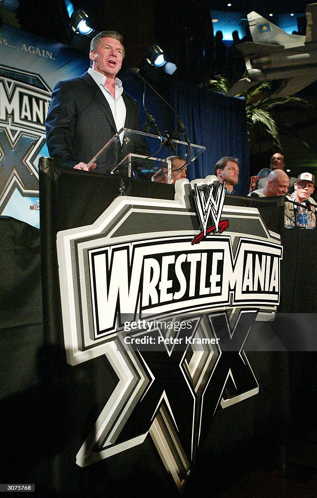 Wrestlemania Press Conference In New York