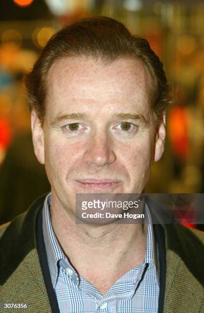 James Hewitt arrives at the UK Premiere of the movie remake of U.S TV series, "Starsky And Hutch" at the Odeon, Leicester Square on March 11, 2004 in...