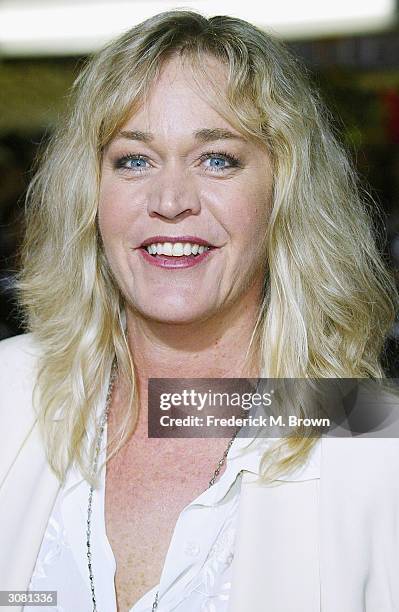 Actress Diane Delano attends the film premiere of "The Lady Killers" at the El Capitan Theatre on March 12, 2004 in Hollywood, California. The film...