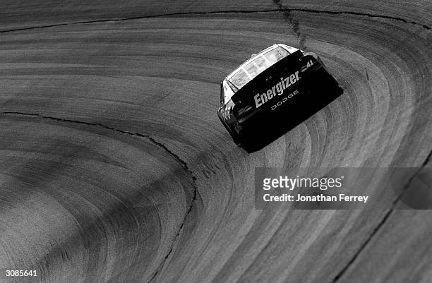 Casey Mears drives his Target Ganassi Racing Dodge during the NASCAR Nextel Cup Golden Corral 500 March 14, 2004 at Atlanta Motor Speedway in...