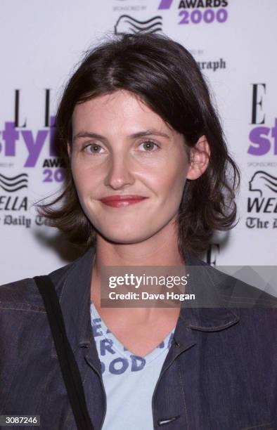 British reality television star Anna Nolan attends the Elle Style Awards on July 9, 2000 in London.