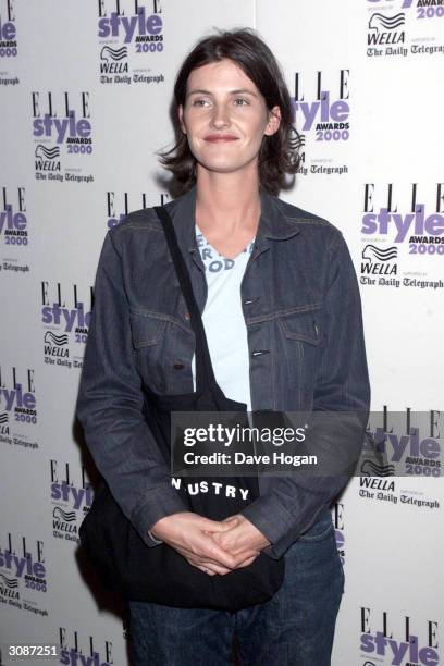 British reality television star Anna Nolan attends the Elle Style Awards on July 9, 2000 in London.