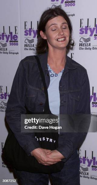 British reality television star Anna Nolan attends the Elle Style Awards on July 9, 2000 in London.